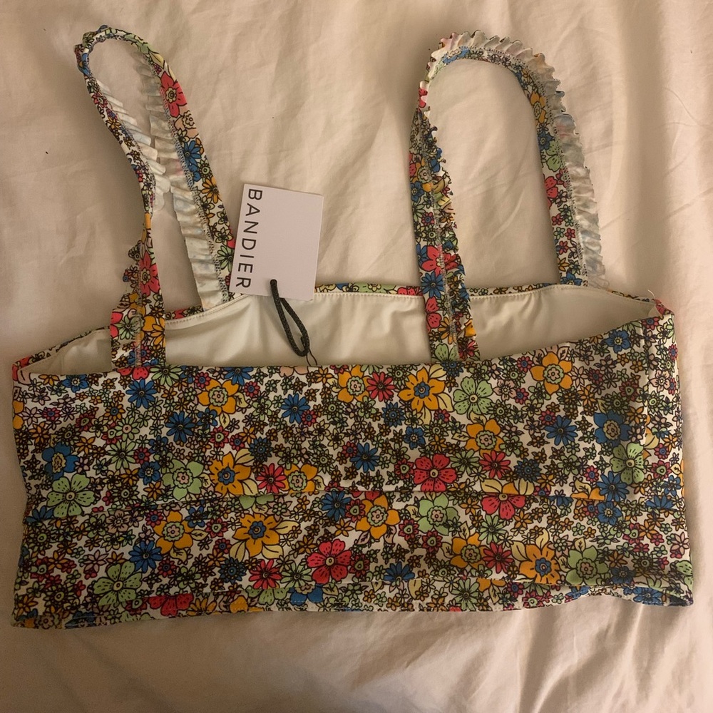 Sincerely Jules for Bandier Rue Ruffle Bra size Large - Picture 2 of 2